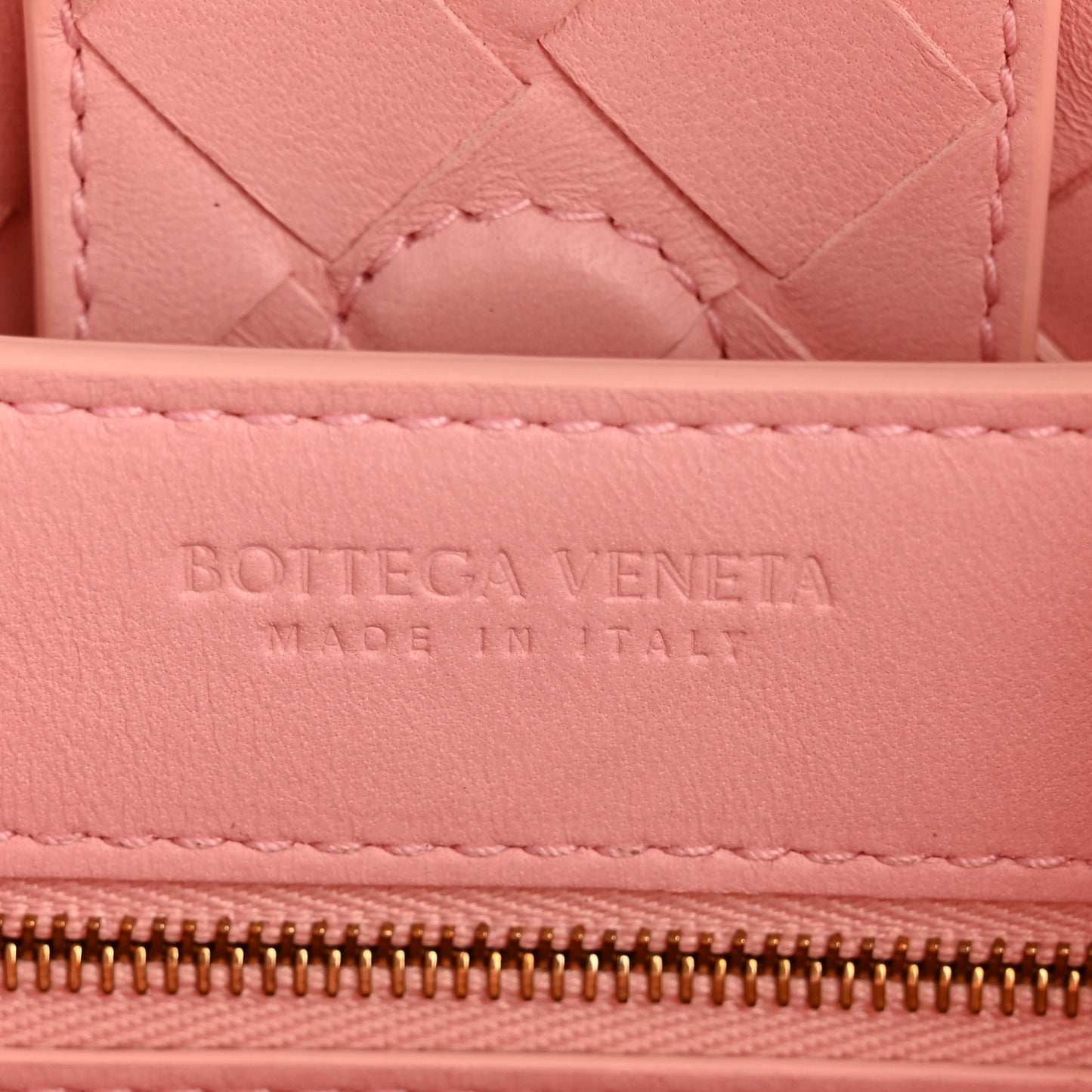 Nappa Intrecciato Small Andiamo Shoulder Bag Lotus