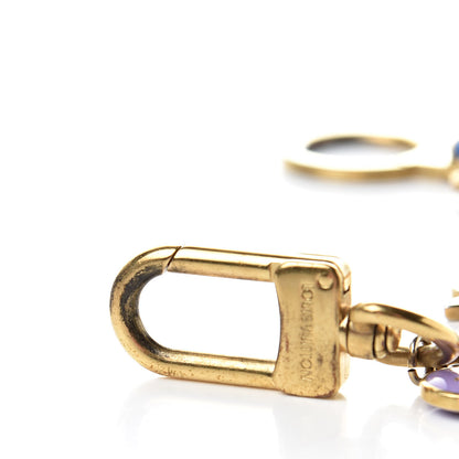Louis Vuitton Metal Enamel Pastilles Key Chain Bag Charm Multicolor 7 of 7