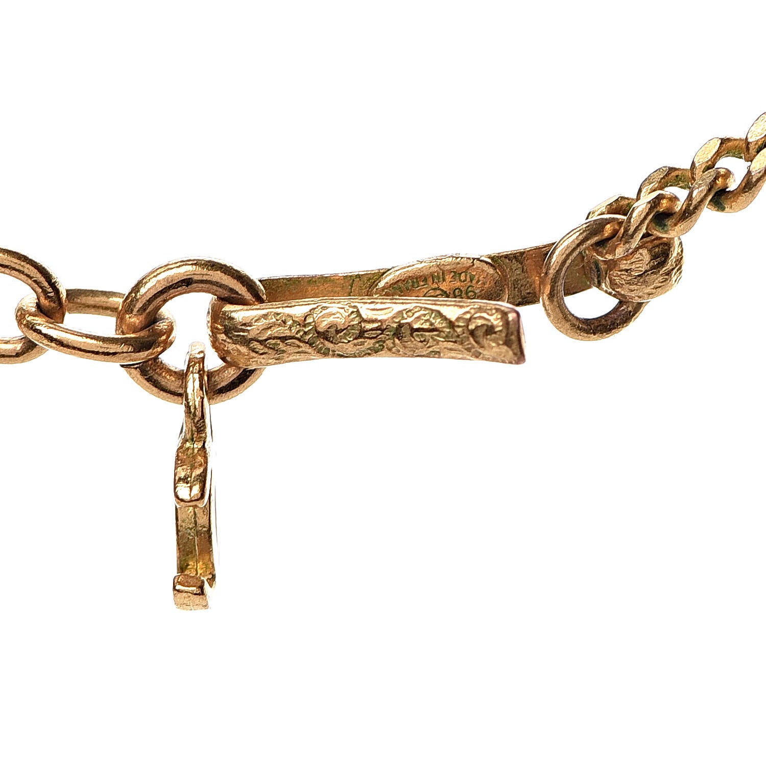 Chanel CC Pendant Chain Short Necklace Gold 5 of 8