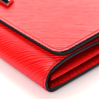 Louis Vuitton Epi Twist Wallet Coquelicot 9 of 10