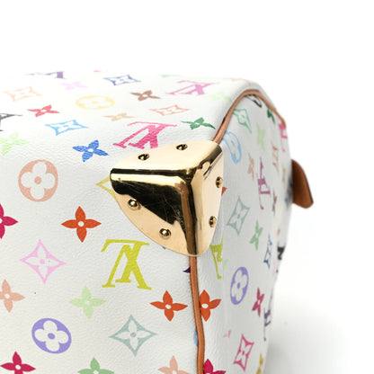 Louis Vuitton Monogram Multicolor Speedy 30 White 11 of 23