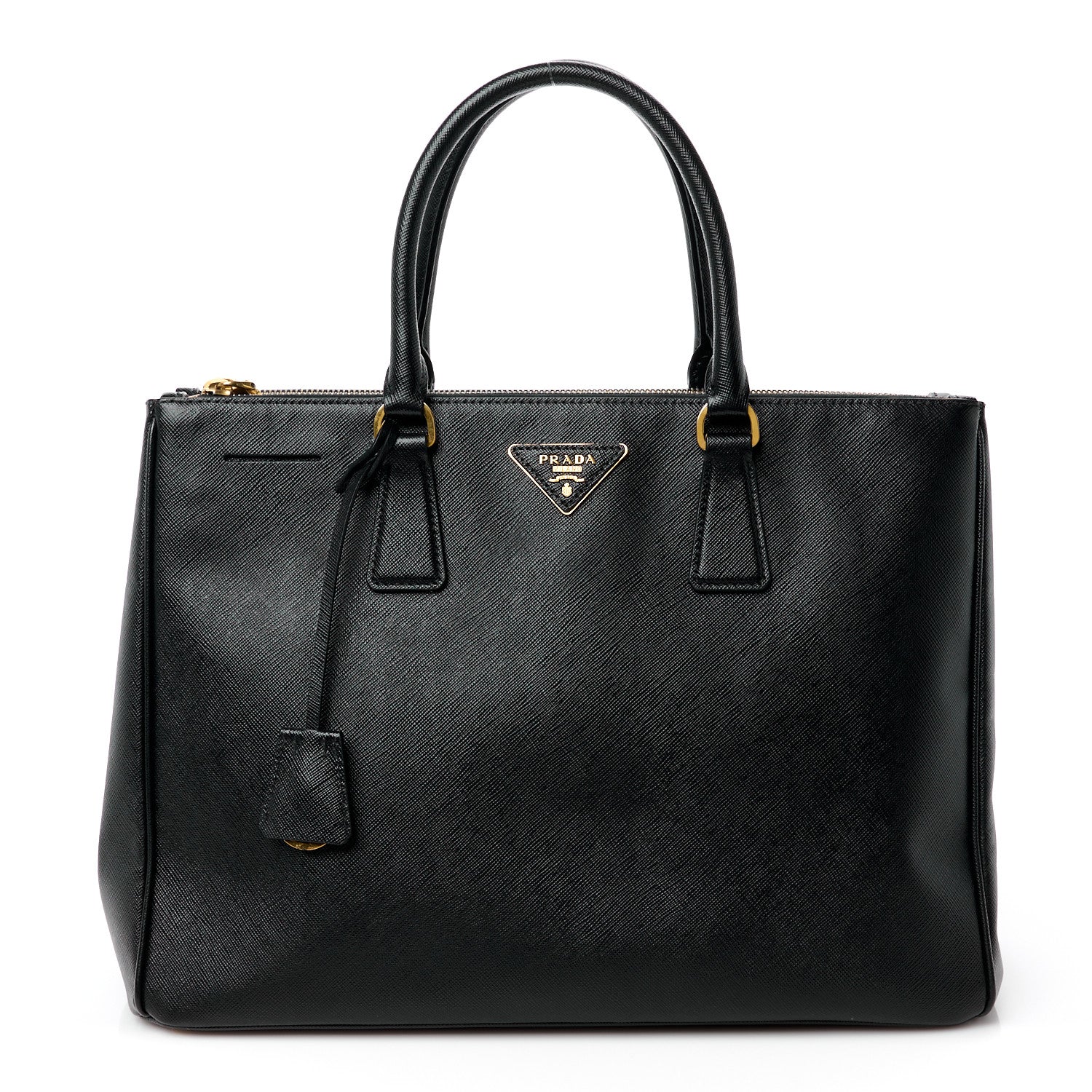 Prada Saffiano Large Galleria Double Zip Tote Black 1 of 14
