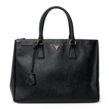 Prada Saffiano Large Galleria Double Zip Tote Black 1 of 14