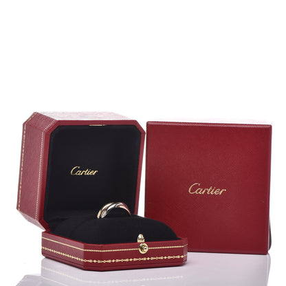 Cartier 18K Pink Yellow White Gold Classic Trinity Ring 56 7.25 6 of 6