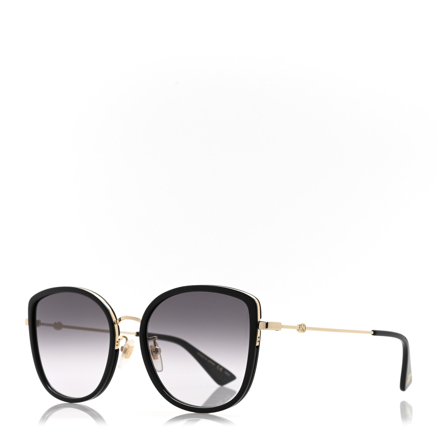 Gucci Cat Eye Sunglasses GG0606SK Black 1 of 7