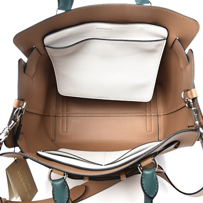 Burberry Soft Grain Calfskin Medium Belt Bag Light Camel Chalk White 5 of 11