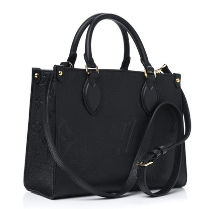 Louis Vuitton Empreinte Monogram Giant Onthego PM Black 2 of 4