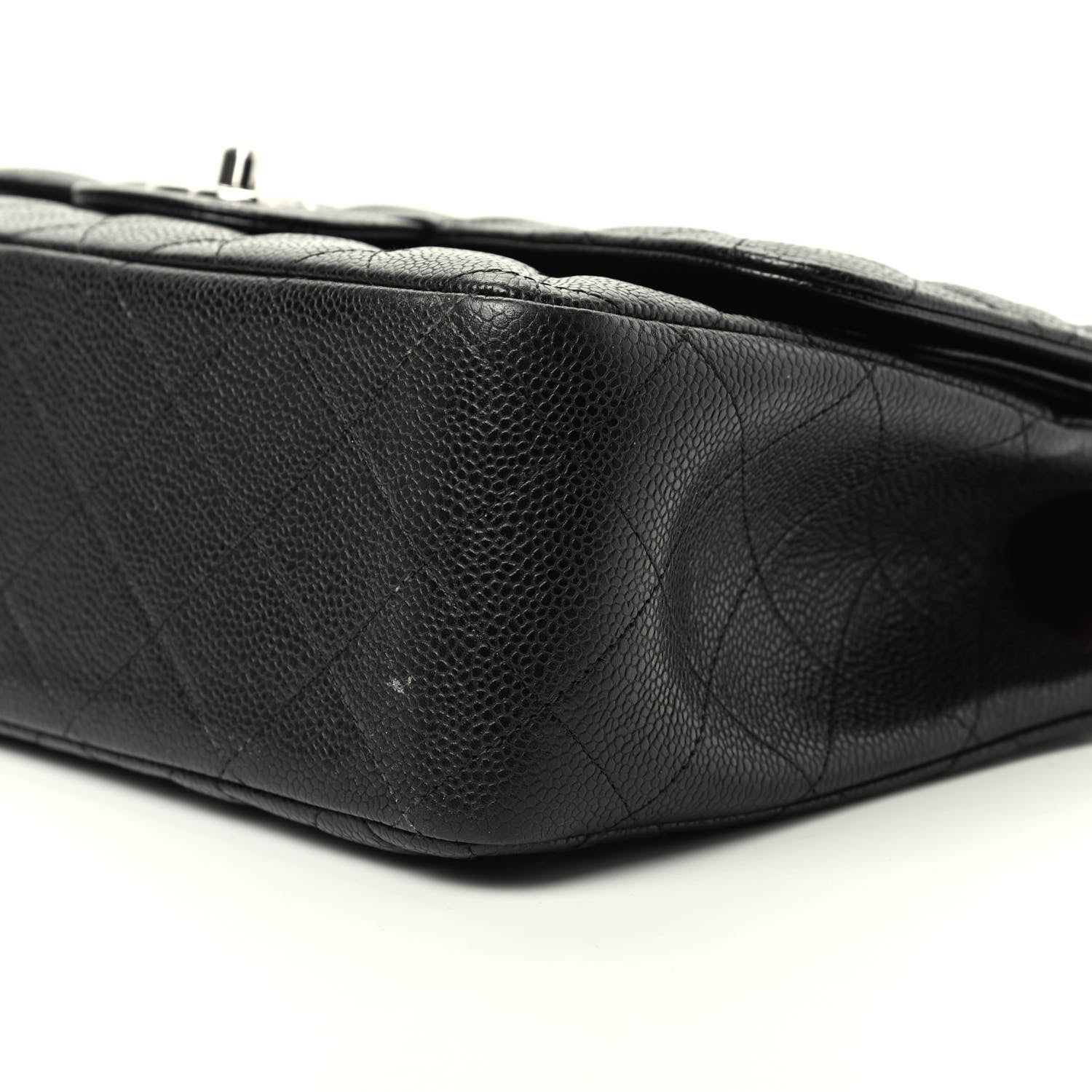 Chanel Caviar Quilted Jumbo Double Flap Black 7 of 9