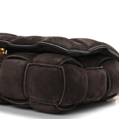 Bottega Veneta Suede Maxi Intrecciato Padded Chain Cassette Crossbody Bag Fondant 8 of 8