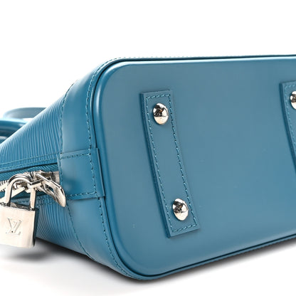 Louis Vuitton Epi Alma BB Cyan 8 of 9