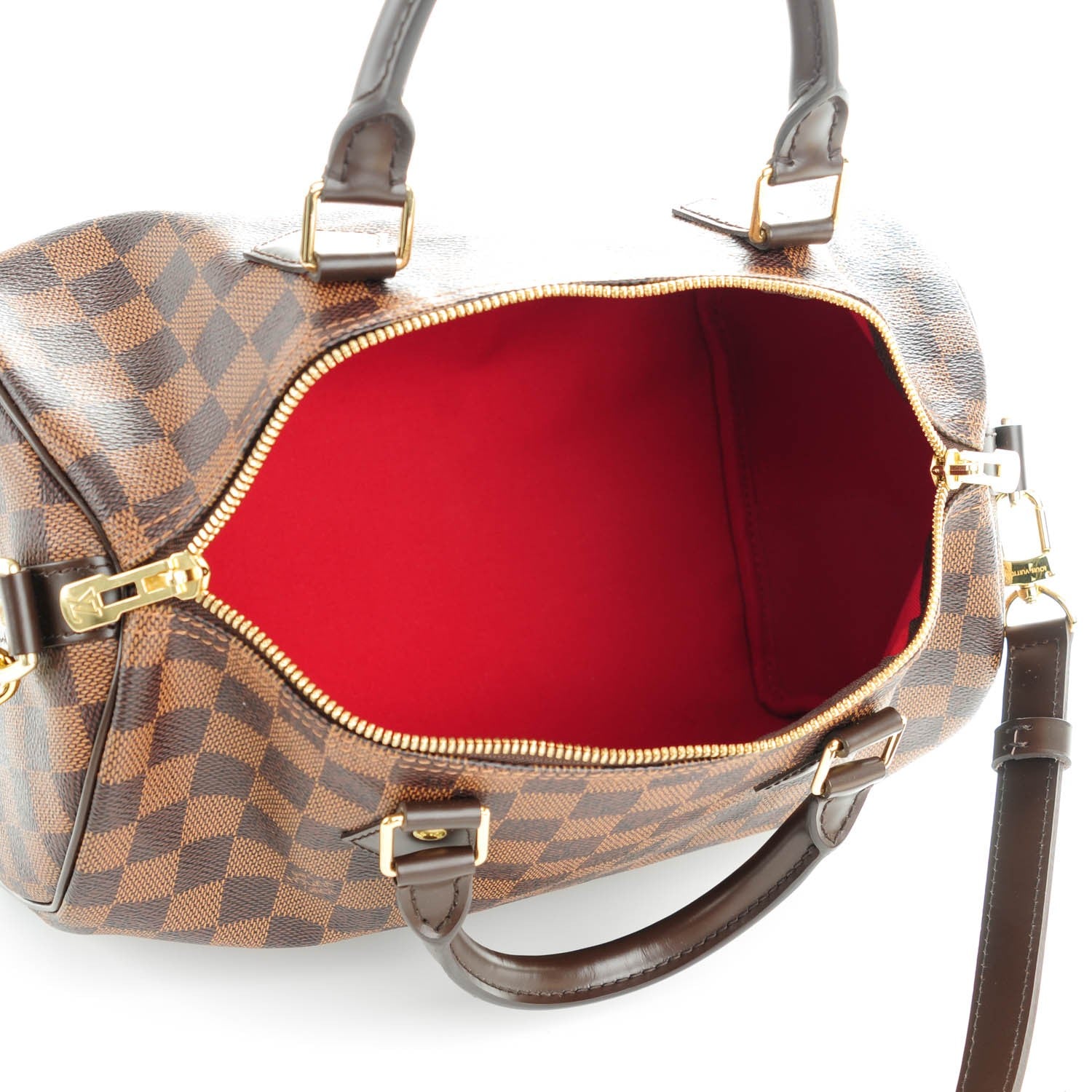 Louis Vuitton Damier Ebene Speedy Bandouliere 30 6 of 7
