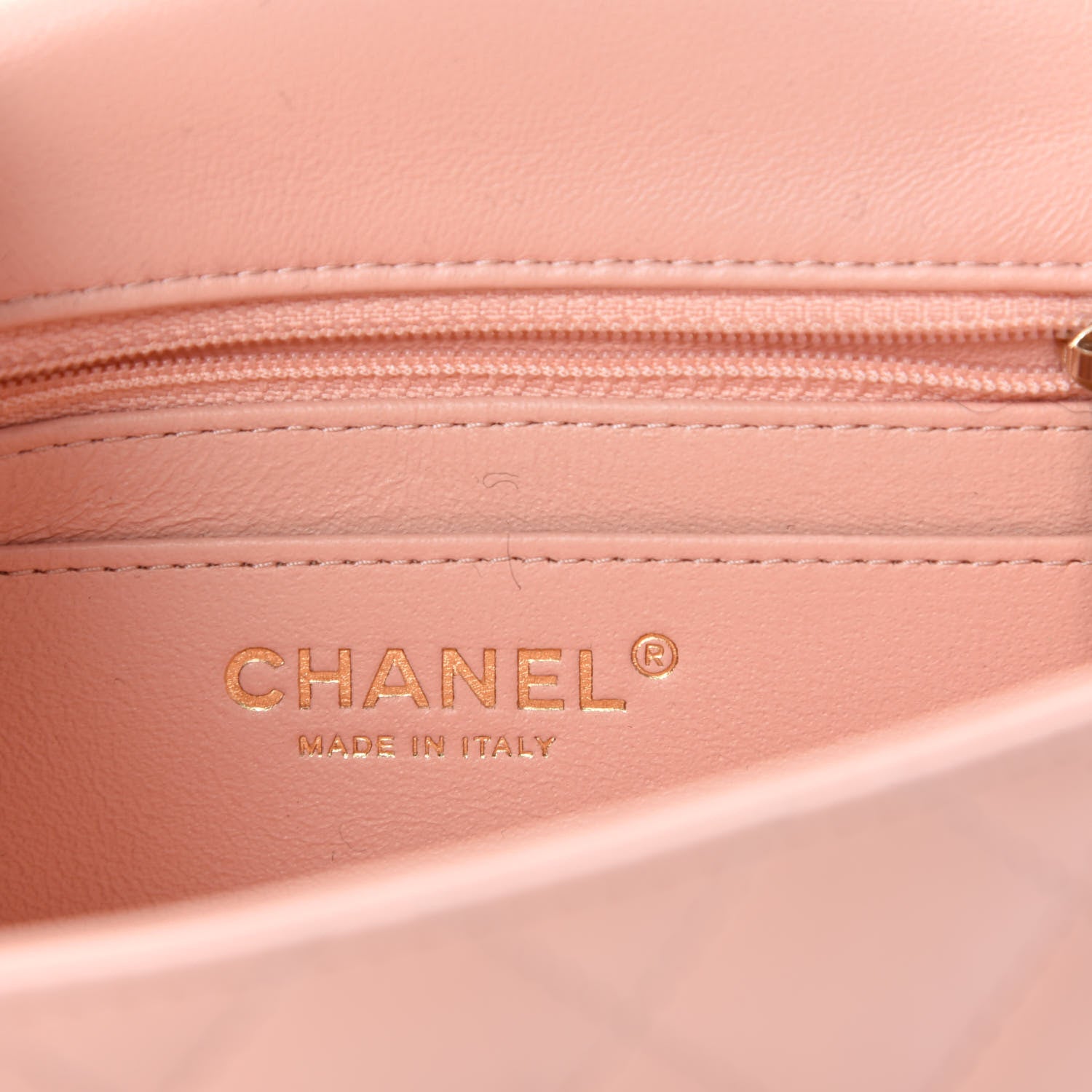 Chanel Lambskin Quilted Mini Square Flap Light Pink 7 of 9