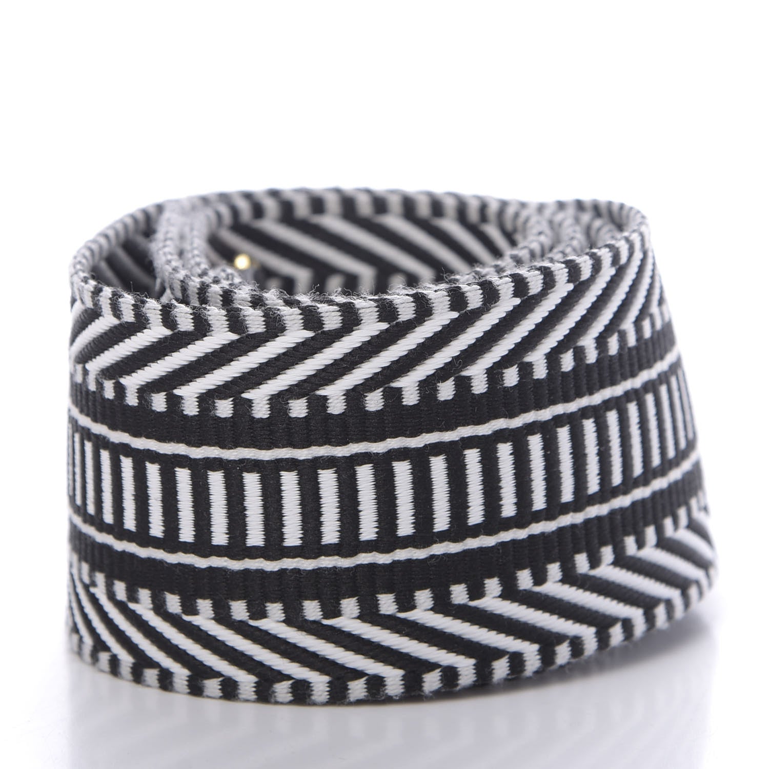 Hermes Toile Swift 50mm Sangle Cavale Shoulder Strap Black Ecru 2 of 6