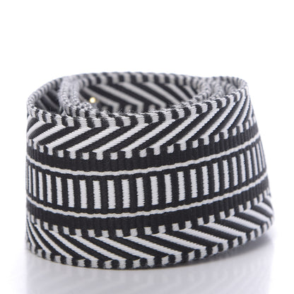 Hermes Toile Swift 50mm Sangle Cavale Shoulder Strap Black Ecru 2 of 6