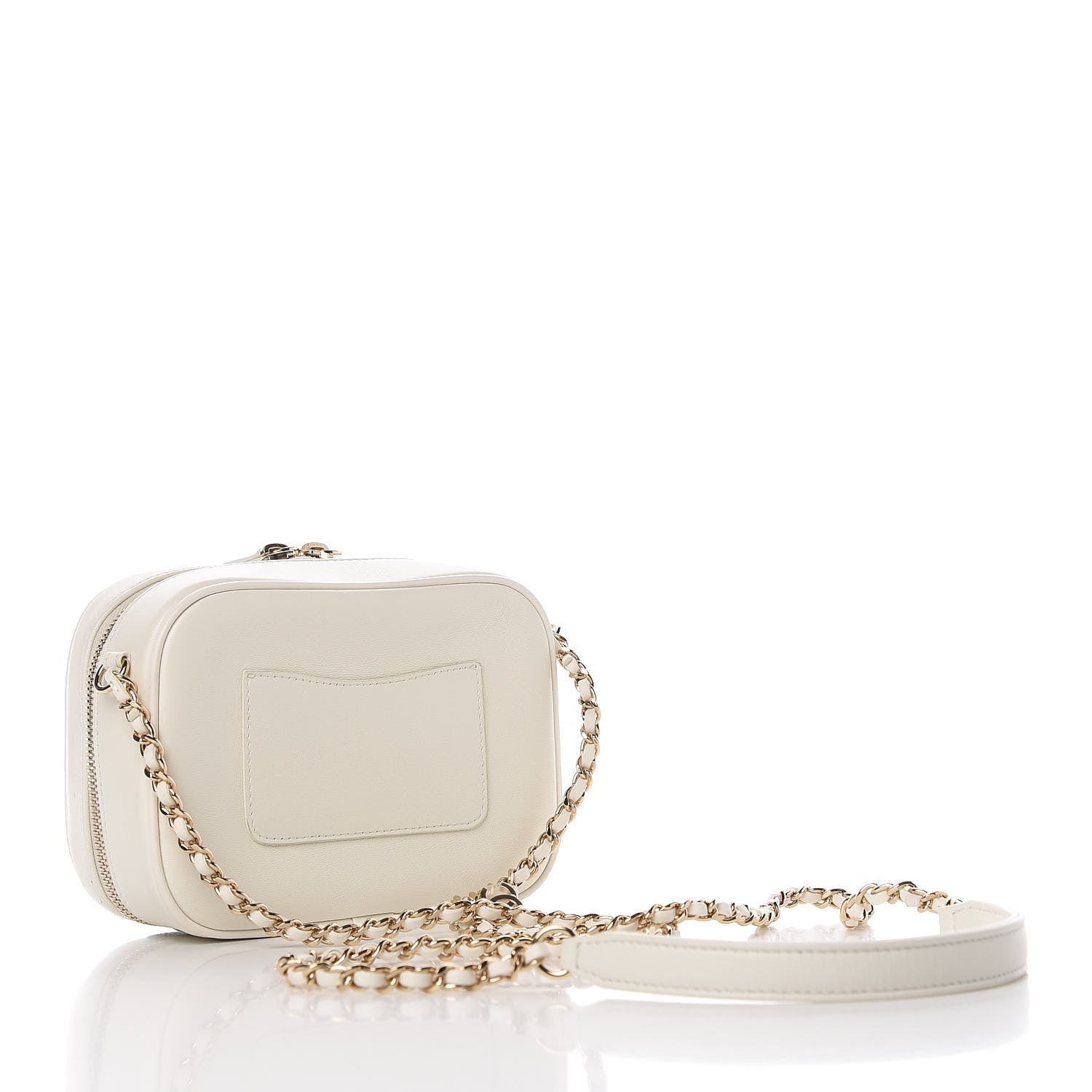Chanel Lambskin CC Mania Camera Case White 3 of 12