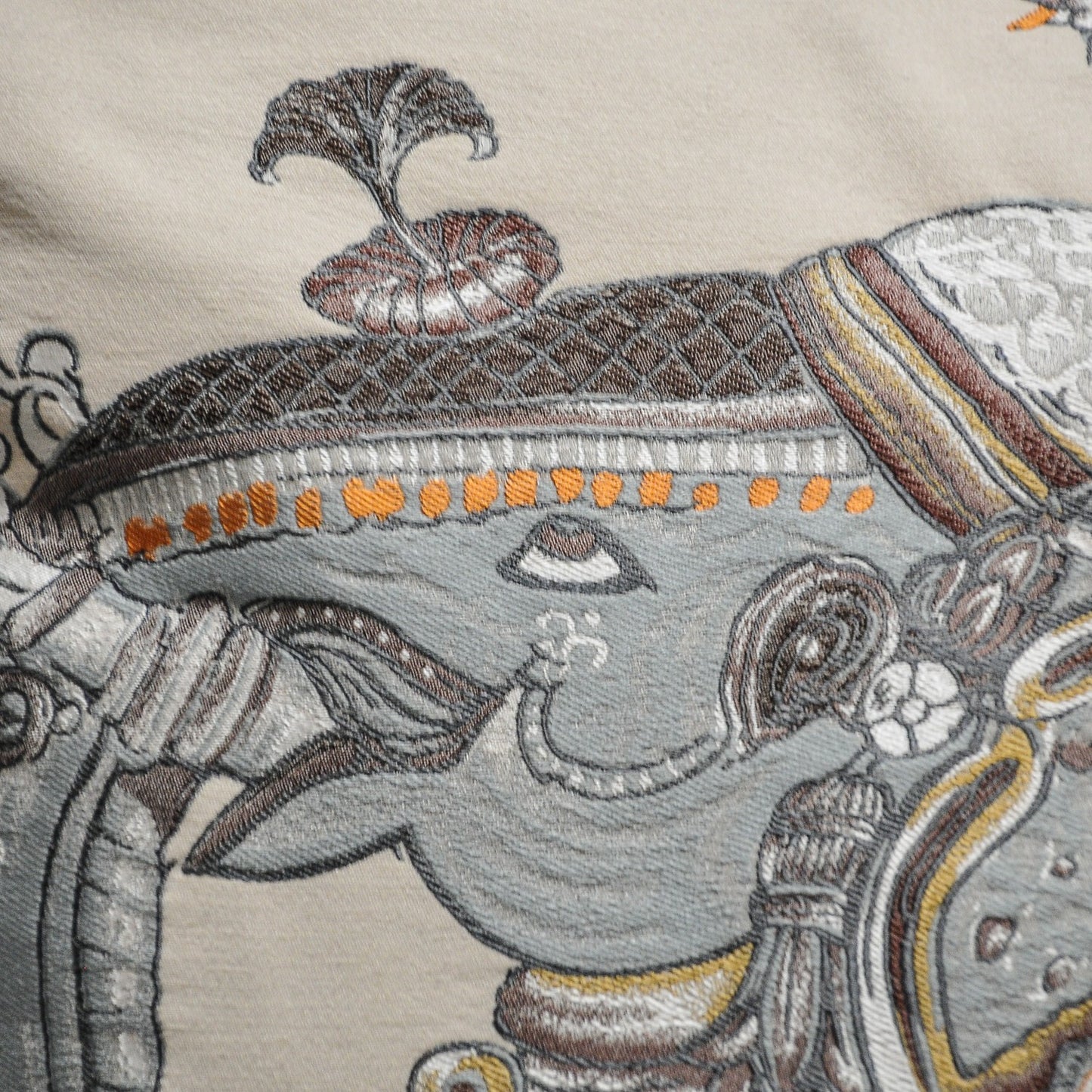 Cotton Silk Beloved India Decorative Pillow Grey