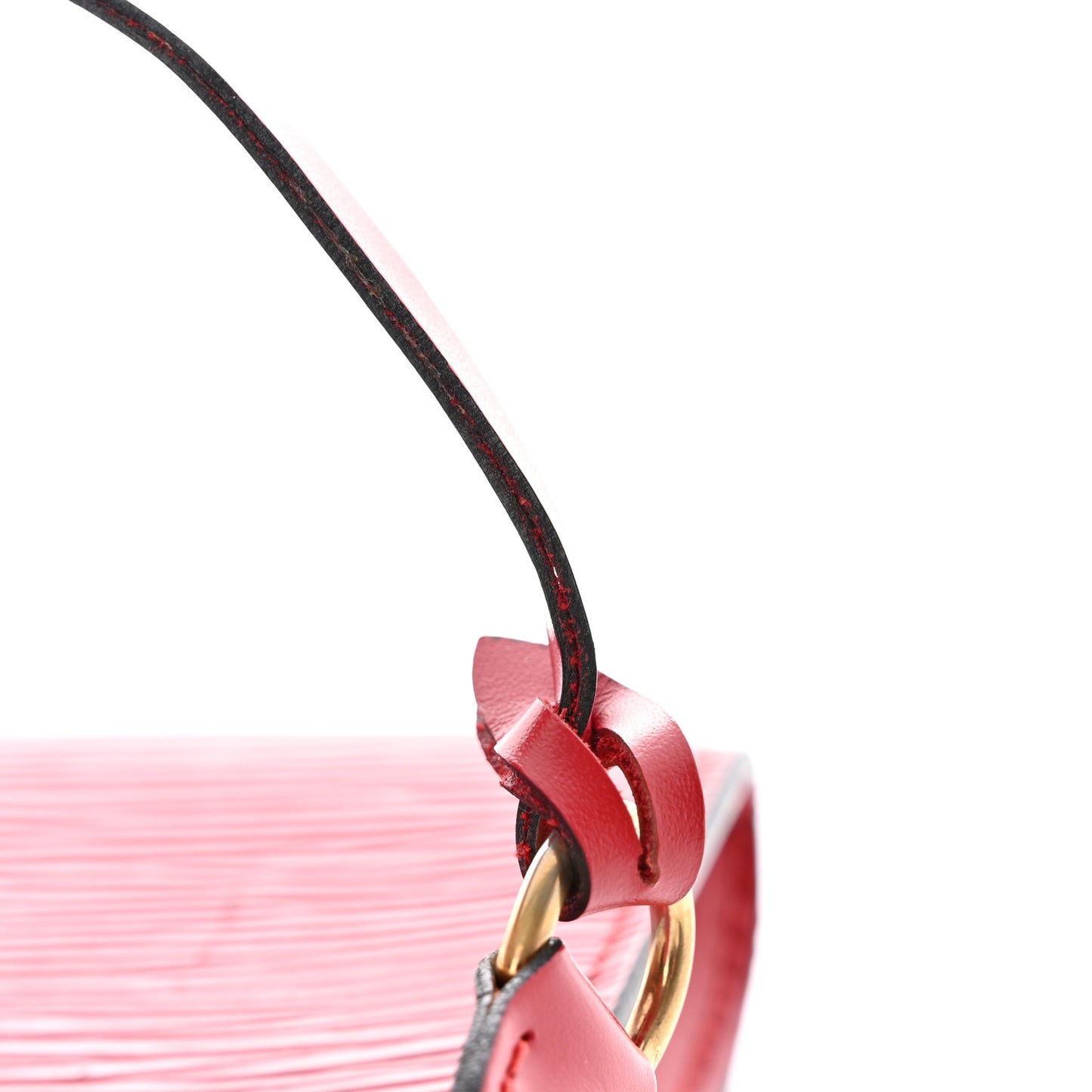 Epi Pochette Accessories 21 Castillan Red