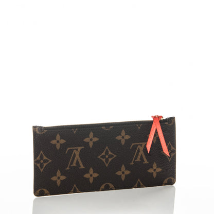 Louis Vuitton Monogram Felicie Chain Wallet Zippered Insert 3 of 6