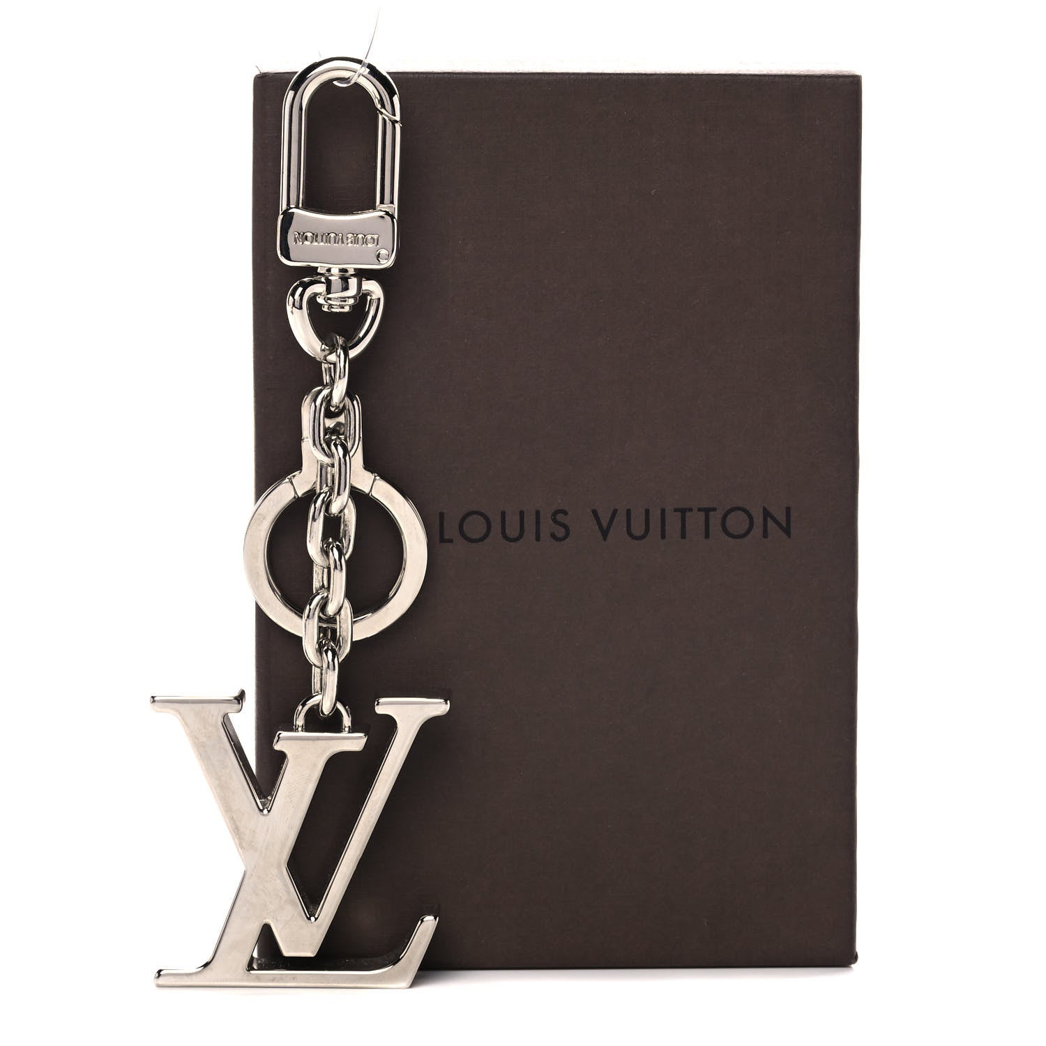 Louis Vuitton LV Facettes Bag Charm Key Holder Silver 6 of 6