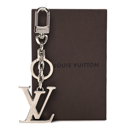 Louis Vuitton LV Facettes Bag Charm Key Holder Silver 6 of 6