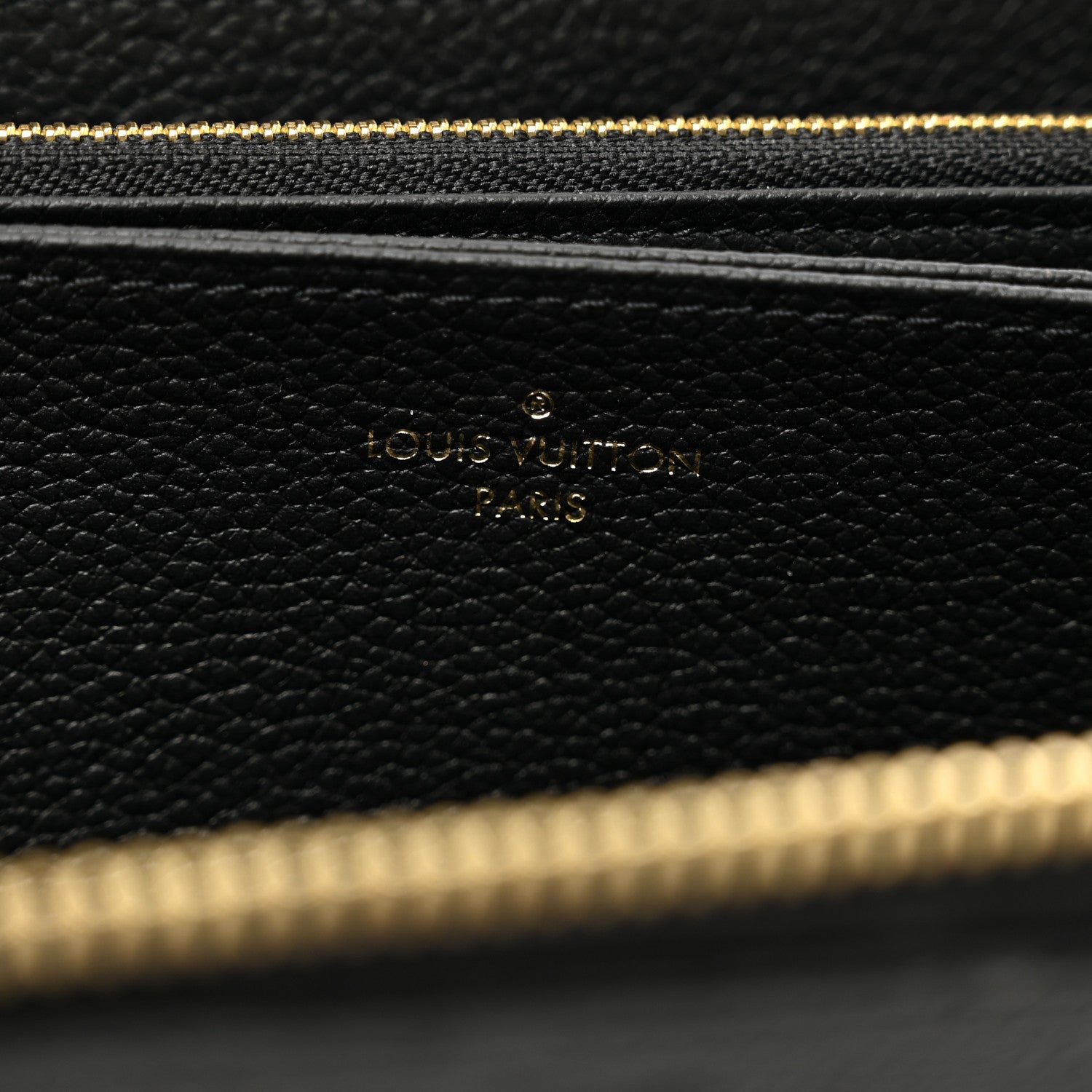 Louis Vuitton Empreinte Zippy Wallet Black 6 of 7