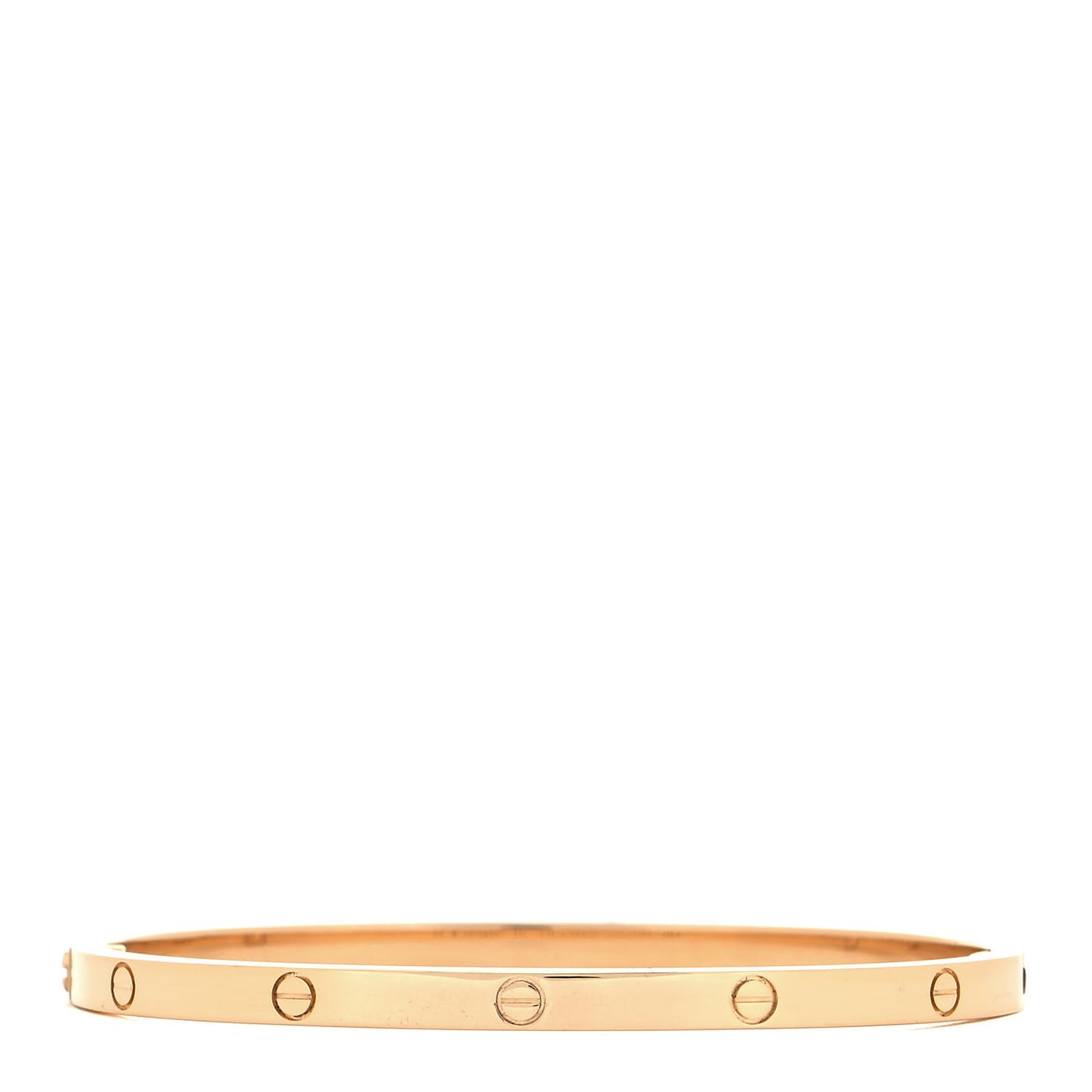 18K Yellow Gold Small LOVE Bracelet 16