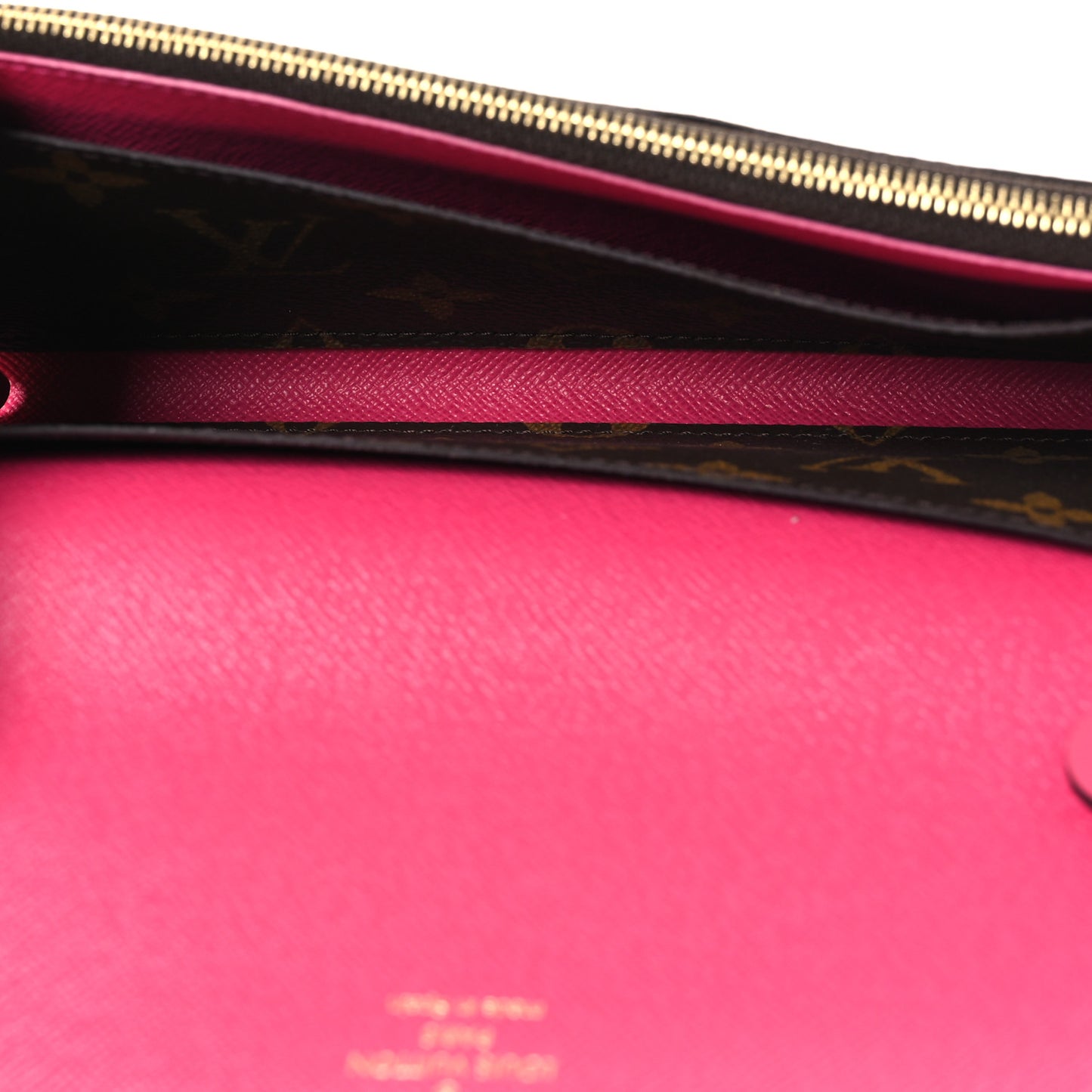 Monogram Bloom Flower Emilie Wallet Fuchsia