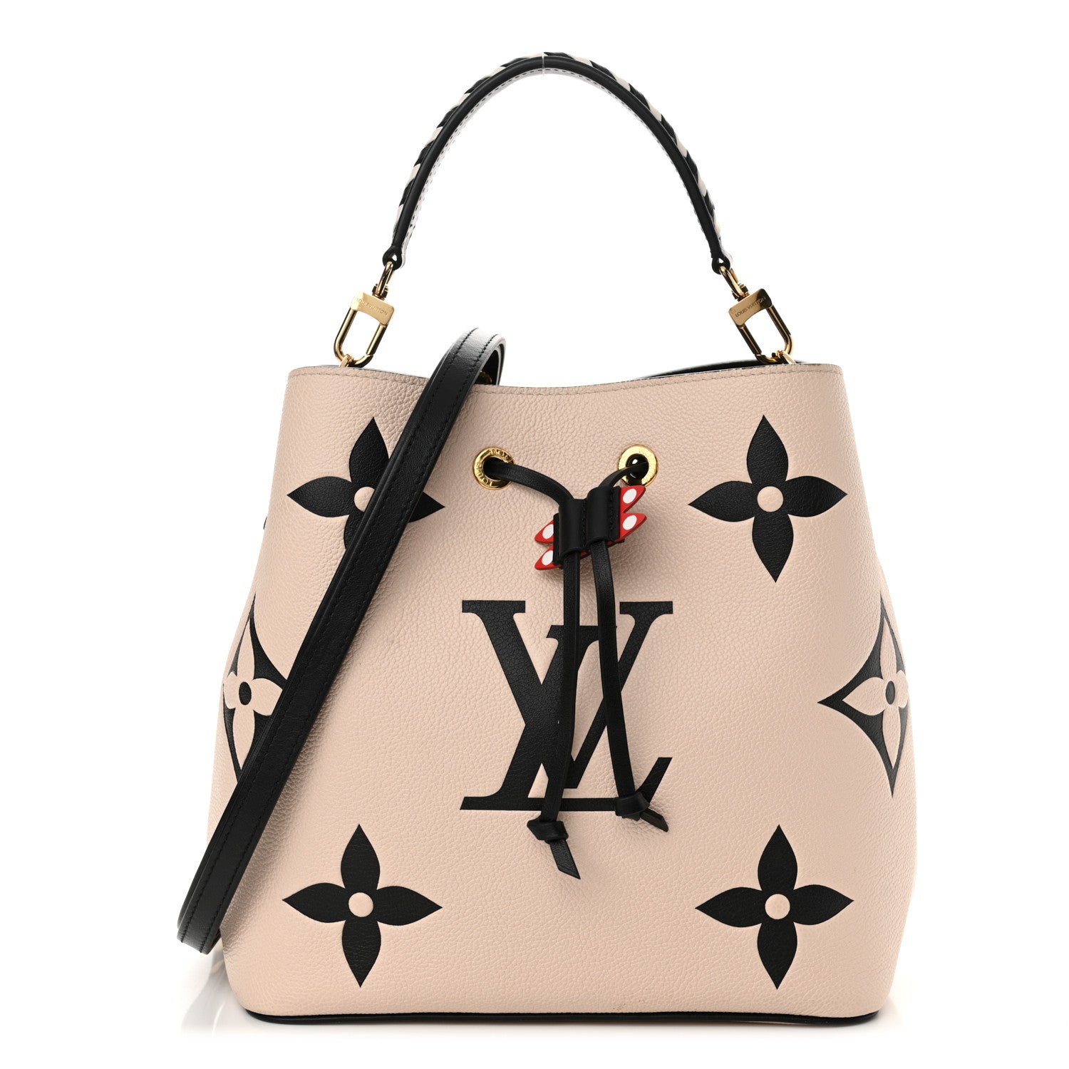Louis Vuitton Empreinte Monogram Giant Crafty Neonoe MM Creme Black 1 of 16