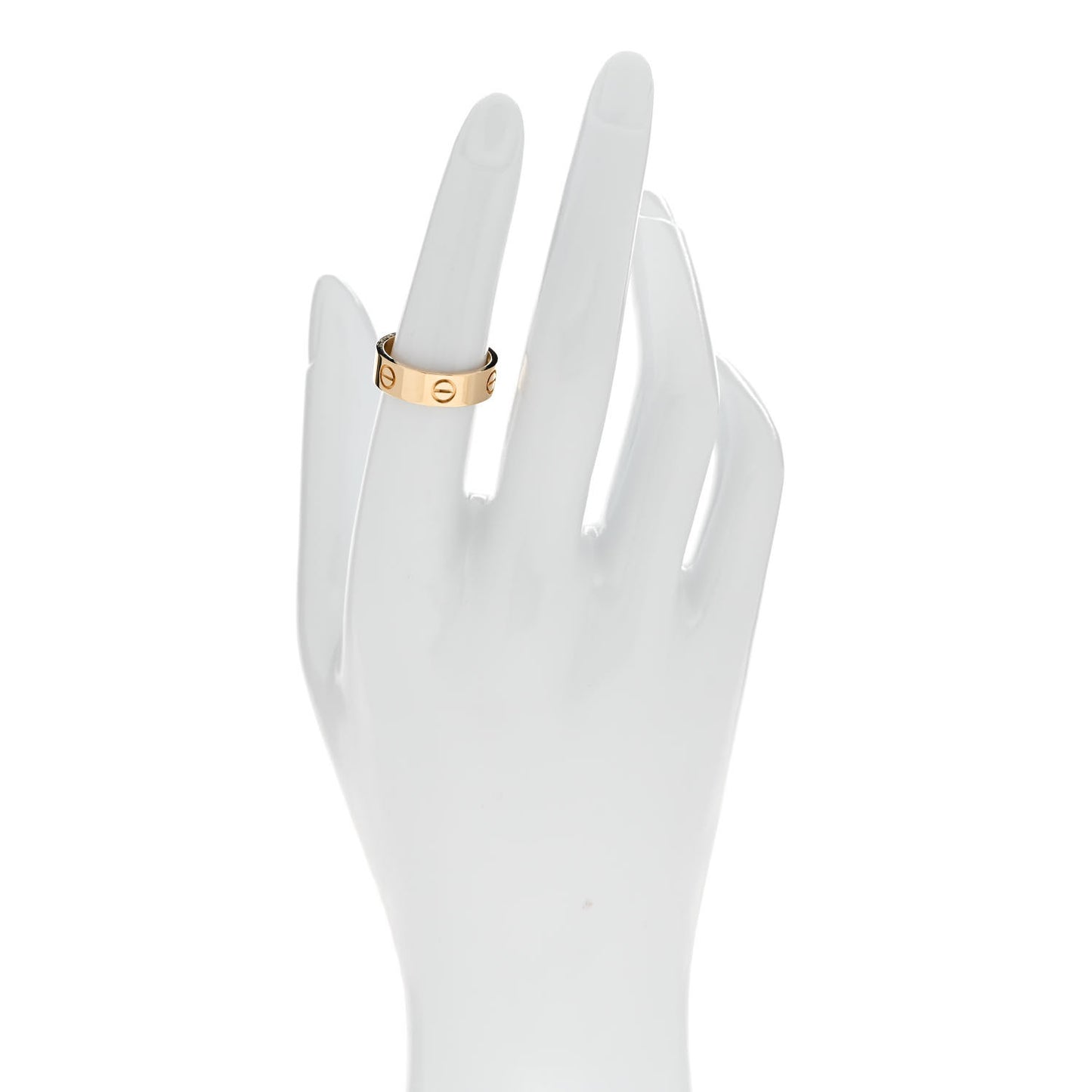 18K Yellow Gold 5.5mm LOVE Ring 53 6.5
