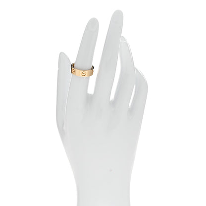 Cartier 18K Yellow Gold 5.5mm LOVE Ring 53 6.5 2 of 4