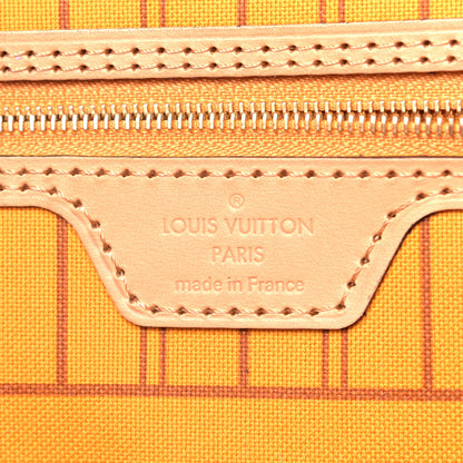Louis Vuitton Damier Azur Braided Neverfull MM Pink 5 of 5