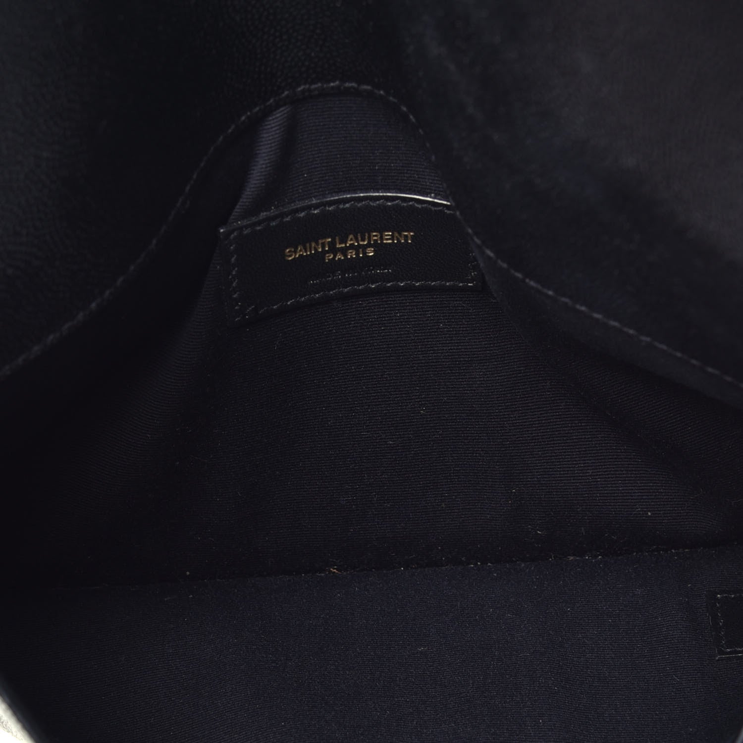 Saint Laurent Grain De Poudre Uptown Pouch Black 5 of 7