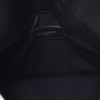 Saint Laurent Grain De Poudre Uptown Pouch Black 5 of 7