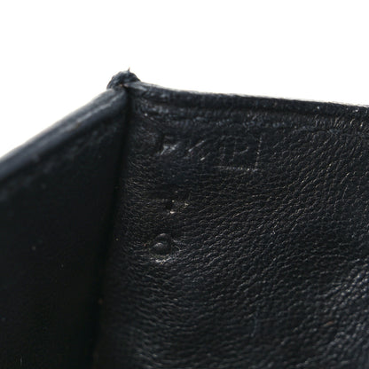 Hermes Shiny Niloticus Crocodile Egee Clutch Black 7 of 7