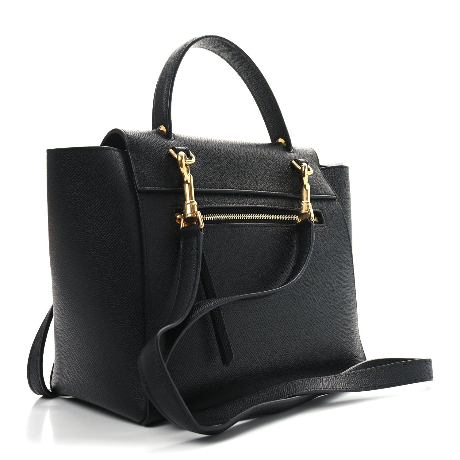 Celine Grained Calfskin Micro Belt Bag Black 3 of 9