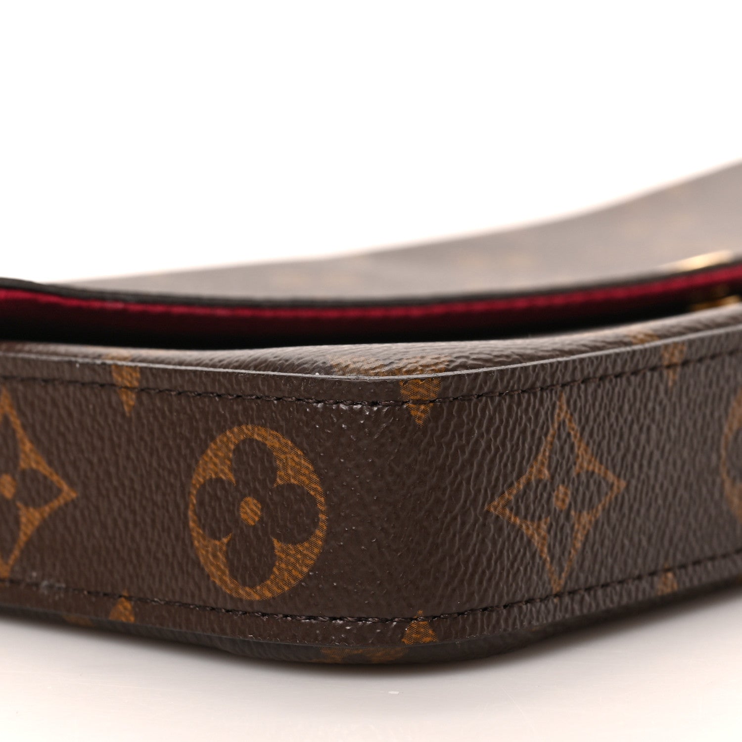 Louis Vuitton Monogram Pochette Felicie Chain Wallet Fuchsia 7 of 8