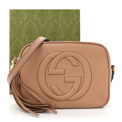 Gucci Cellarius Calfskin Small Soho Disco Bag Camelia 10 of 10