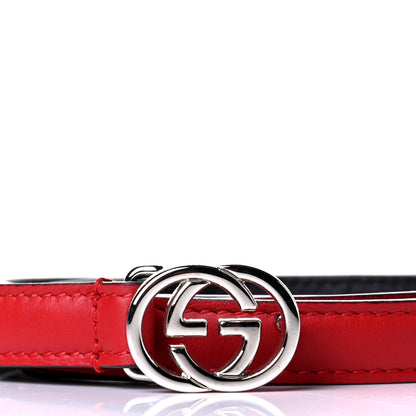 Gucci Moon Calfskin Nickel Interlocking G 20mm Belt 90 36 Tabasco 3 of 4