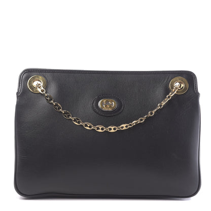Gucci Azalea Calfskin Small Marina Open Top Chain Shoulder Bag Black 1 of 10