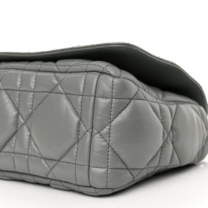 Christian Dior Calfskin Macrocannage Medium Caro Bag Iron Grey 10 of 10