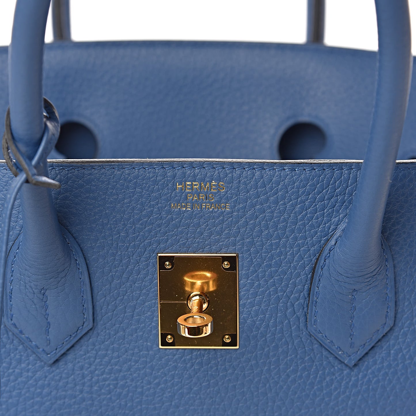 Togo Birkin 35 Bleu Agate
