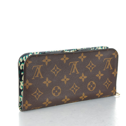 Louis Vuitton Monogram Leopard Insolite Wallet Blue Infini 3 of 7