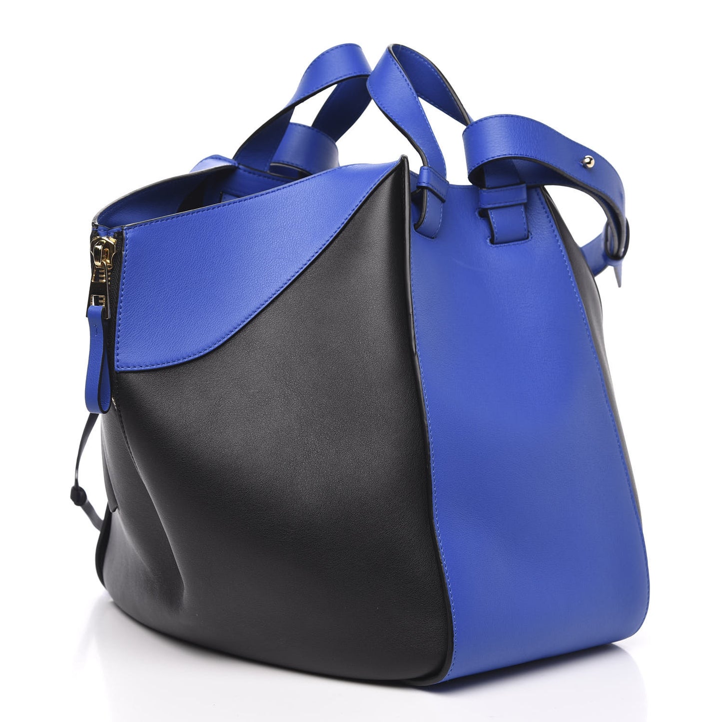 Calfskin Large Hammock Shoulder Bag Electric Blue