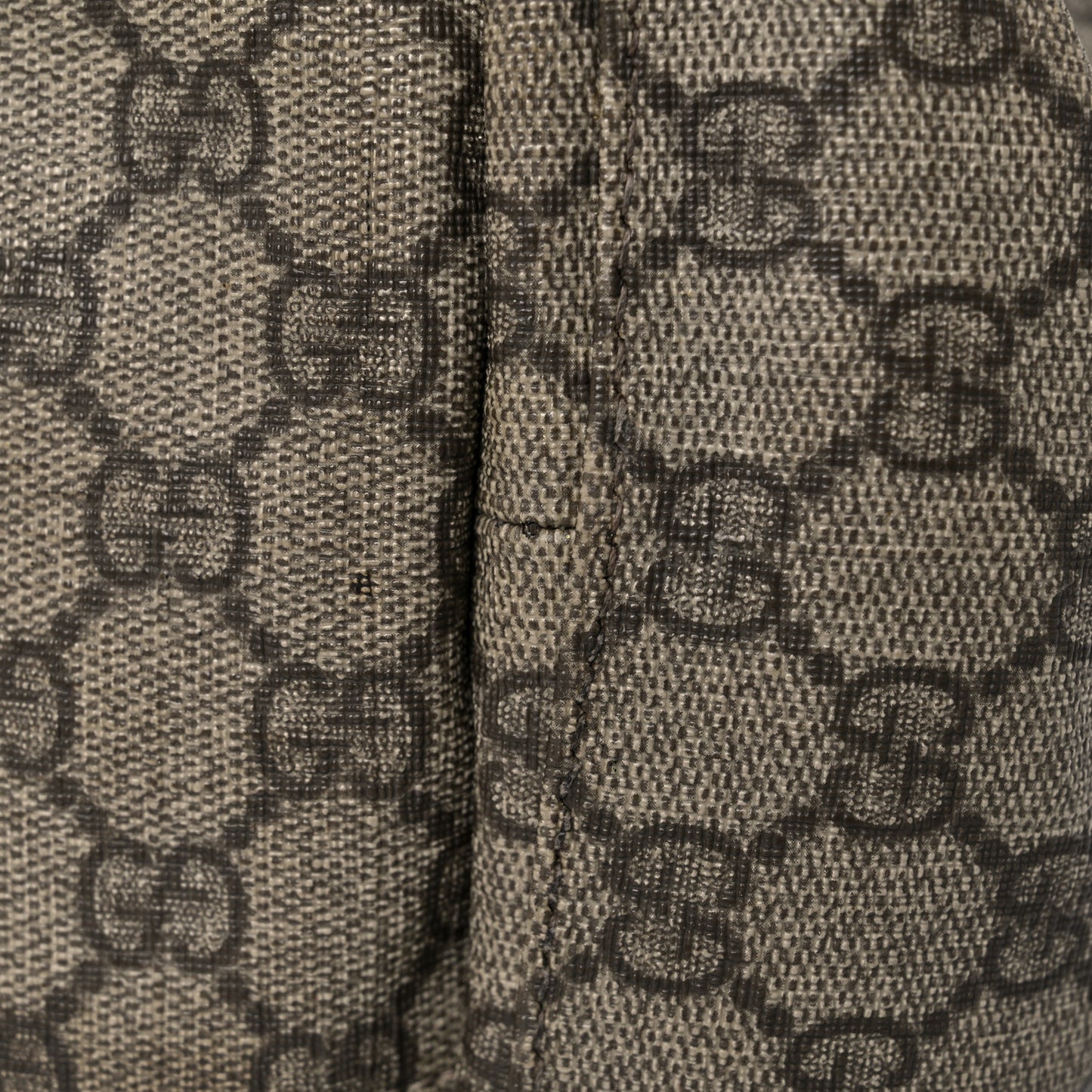 GG Plus Monogram Messenger Diaper Bag Dark Brown