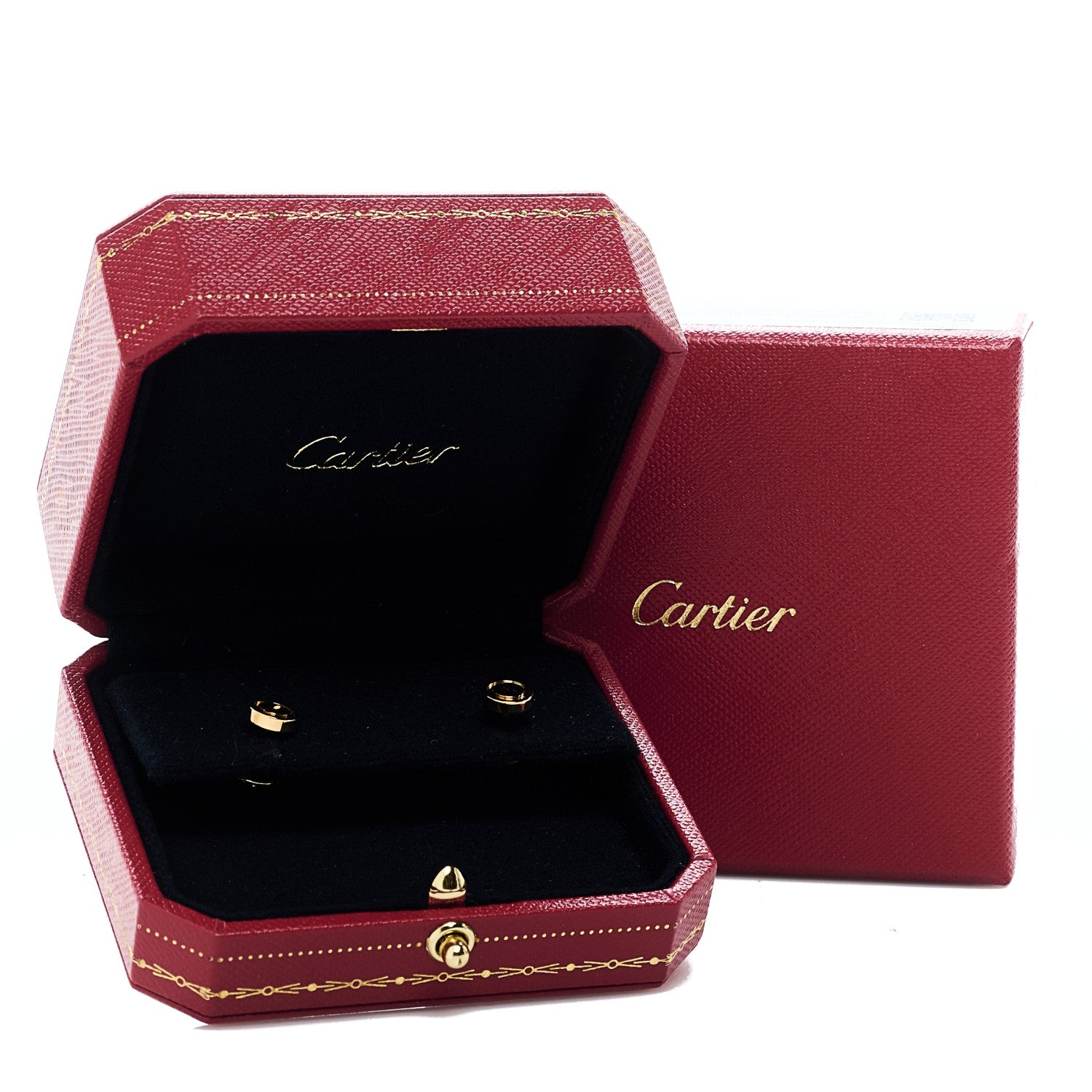 Cartier 18K Yellow Gold LOVE Earrings 5 of 5