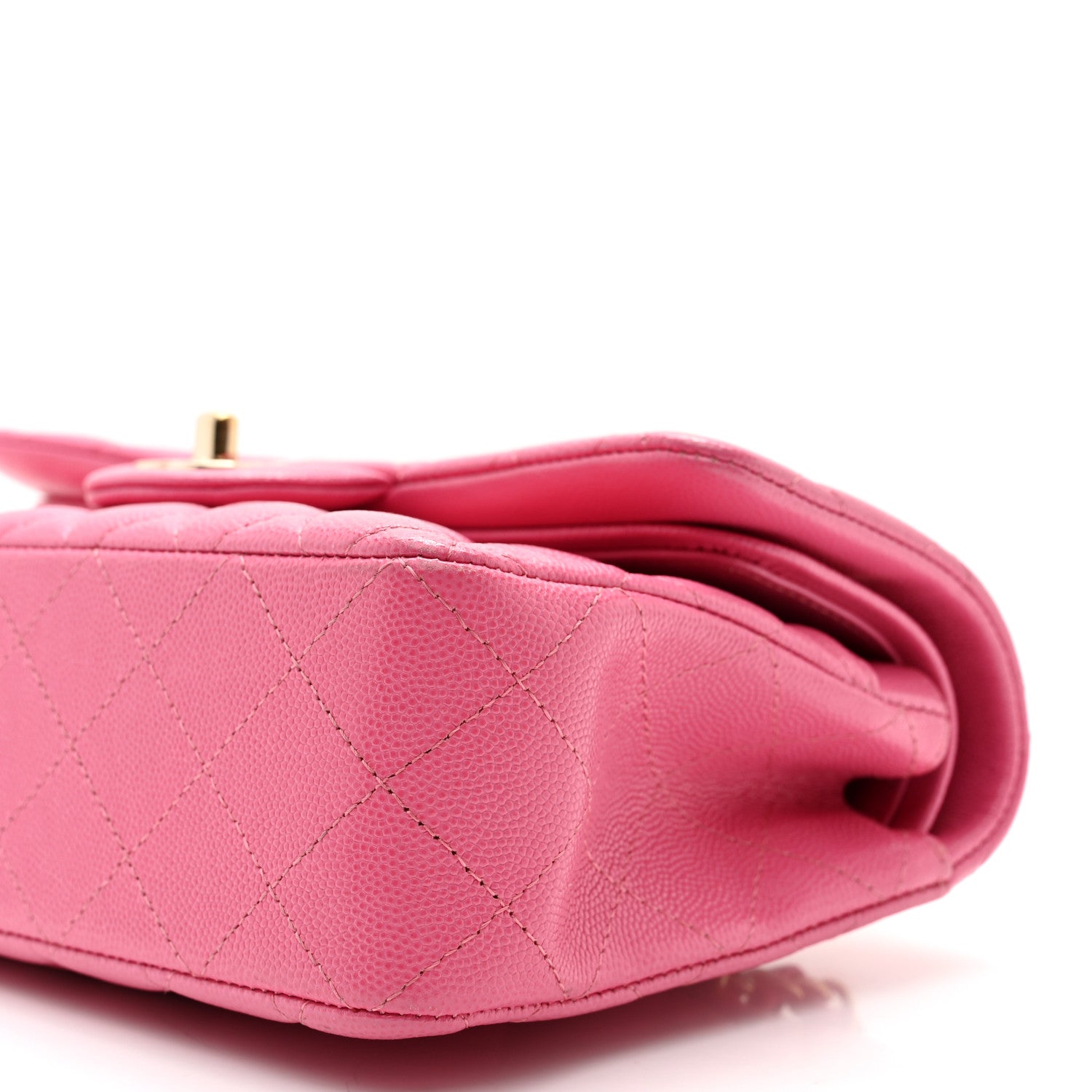 Chanel Caviar Quilted Small Double Flap Pink 10 of 12