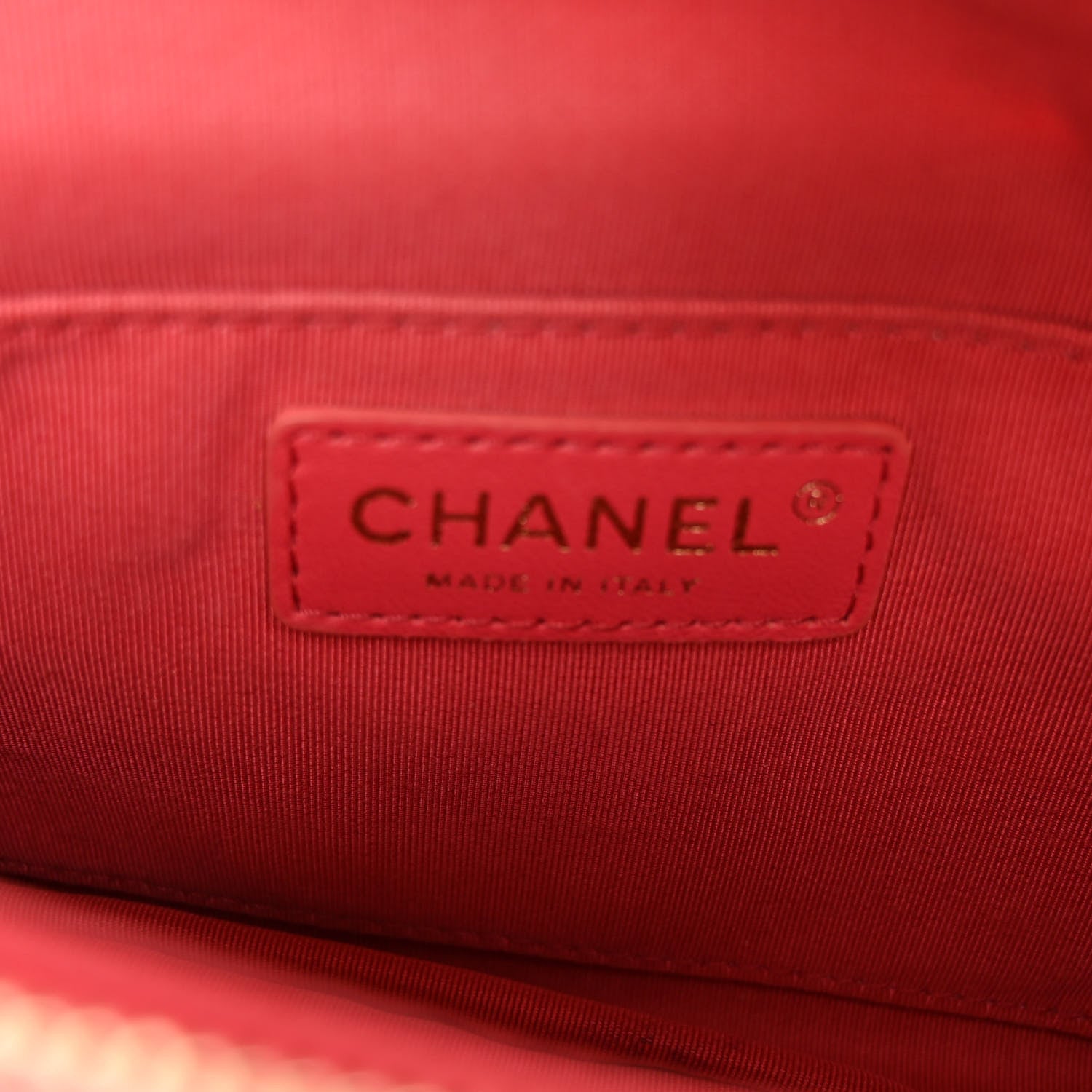 Chanel Crumpled Glazed Lambskin Quilted Waist Bag Fanny Pack Pink 6 of 11
