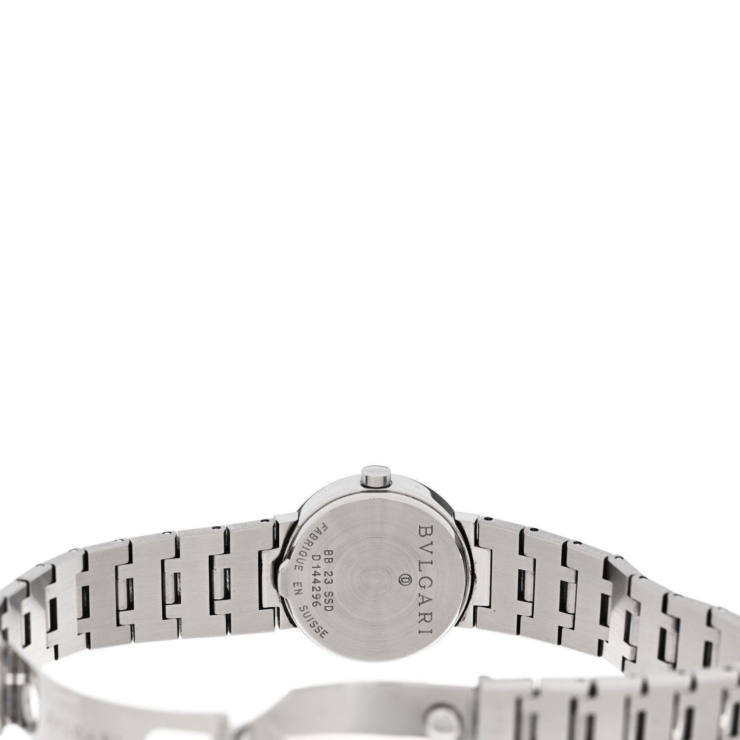 Bulgari Stainless Steel 23mm Quartz Watch Black 4 of 4