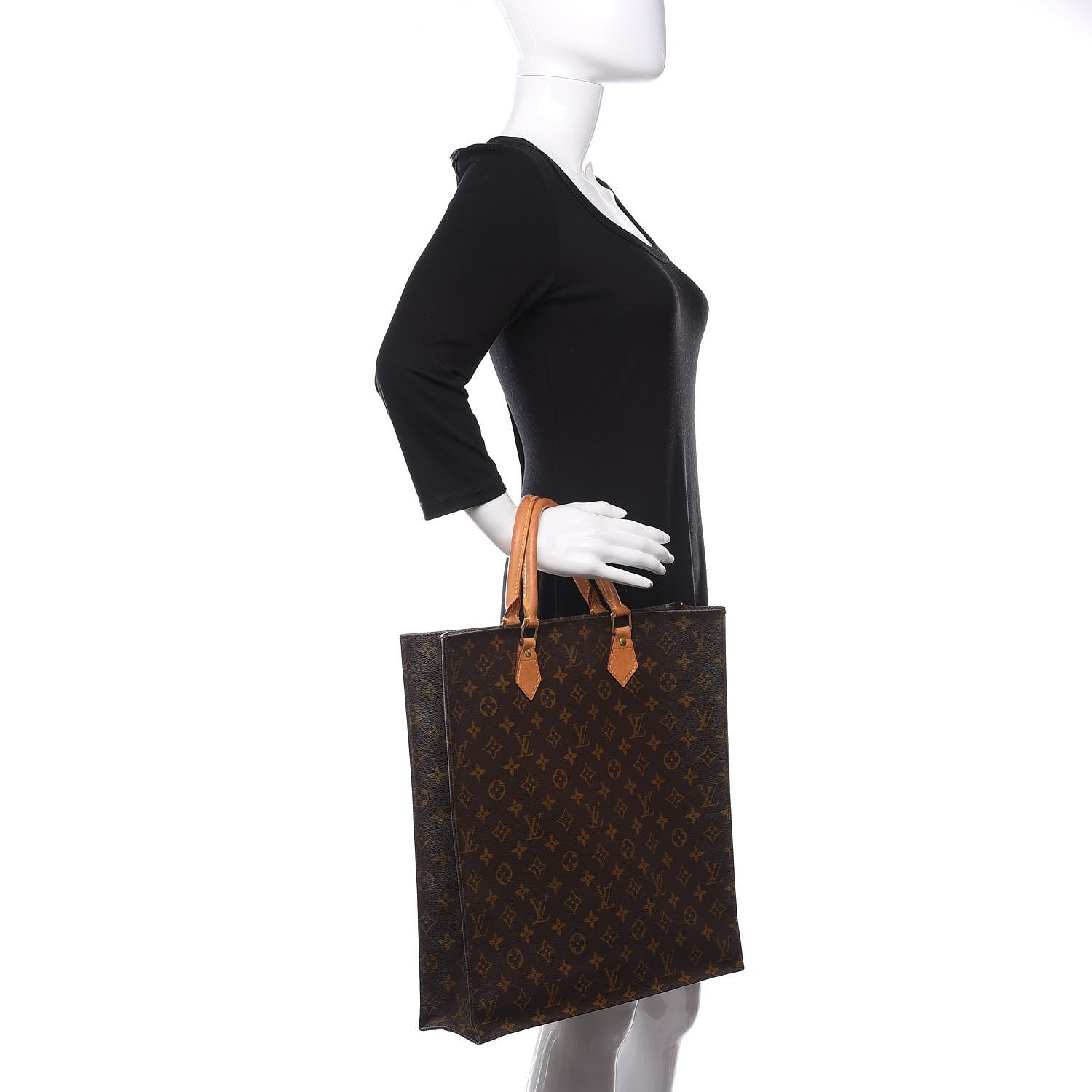 Louis Vuitton Monogram Sac Plat 2 of 9