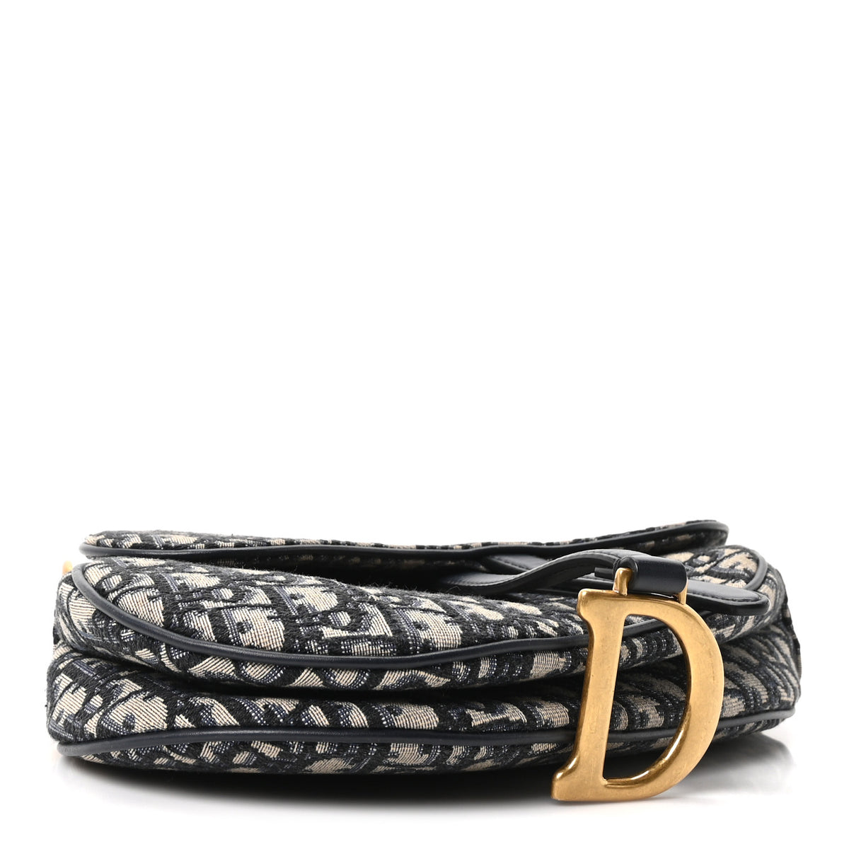 Oblique Saddle Bag Blue